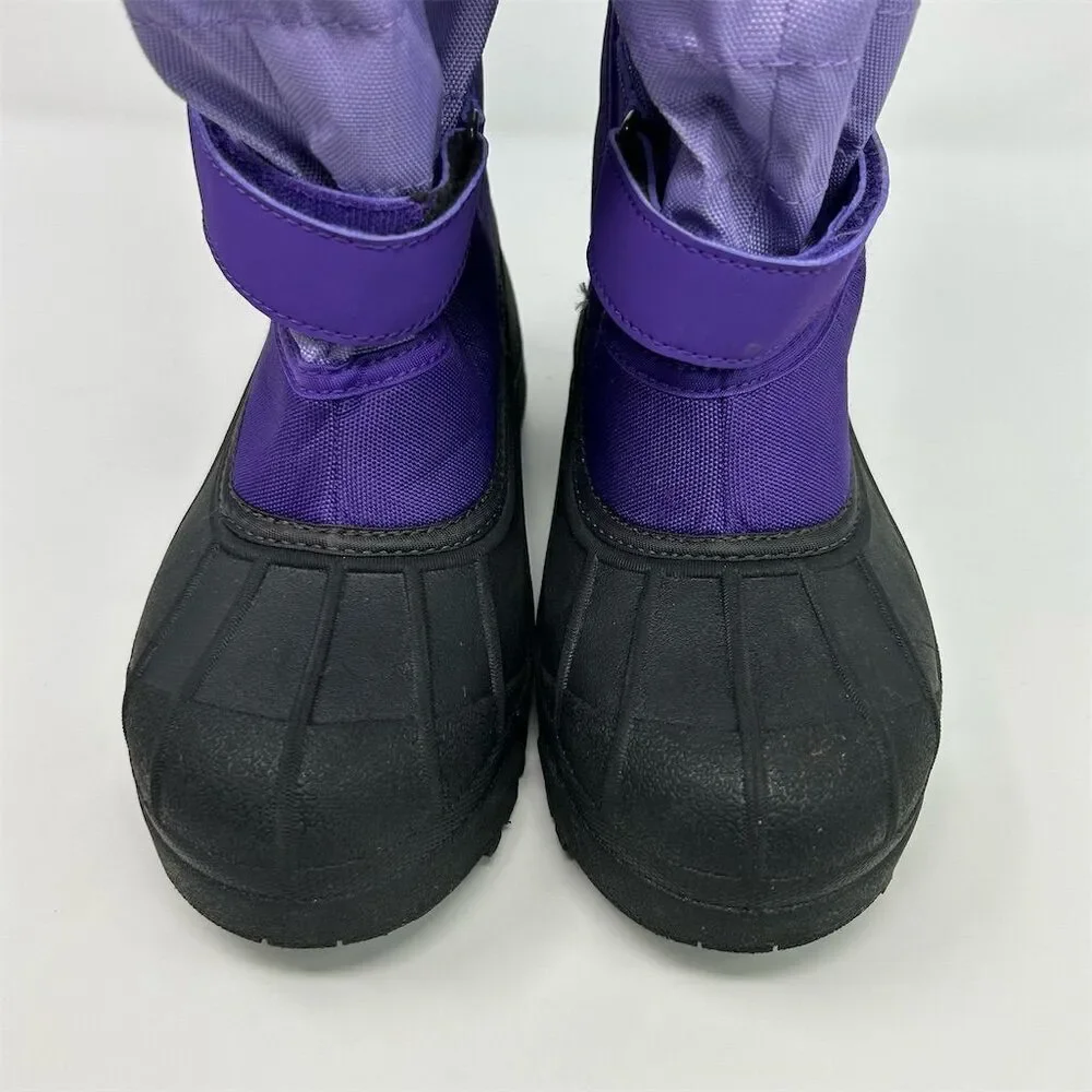 Columbia Kids Girls Snow Boots Purple Waterproof Insulated Winter Shoes Size 3